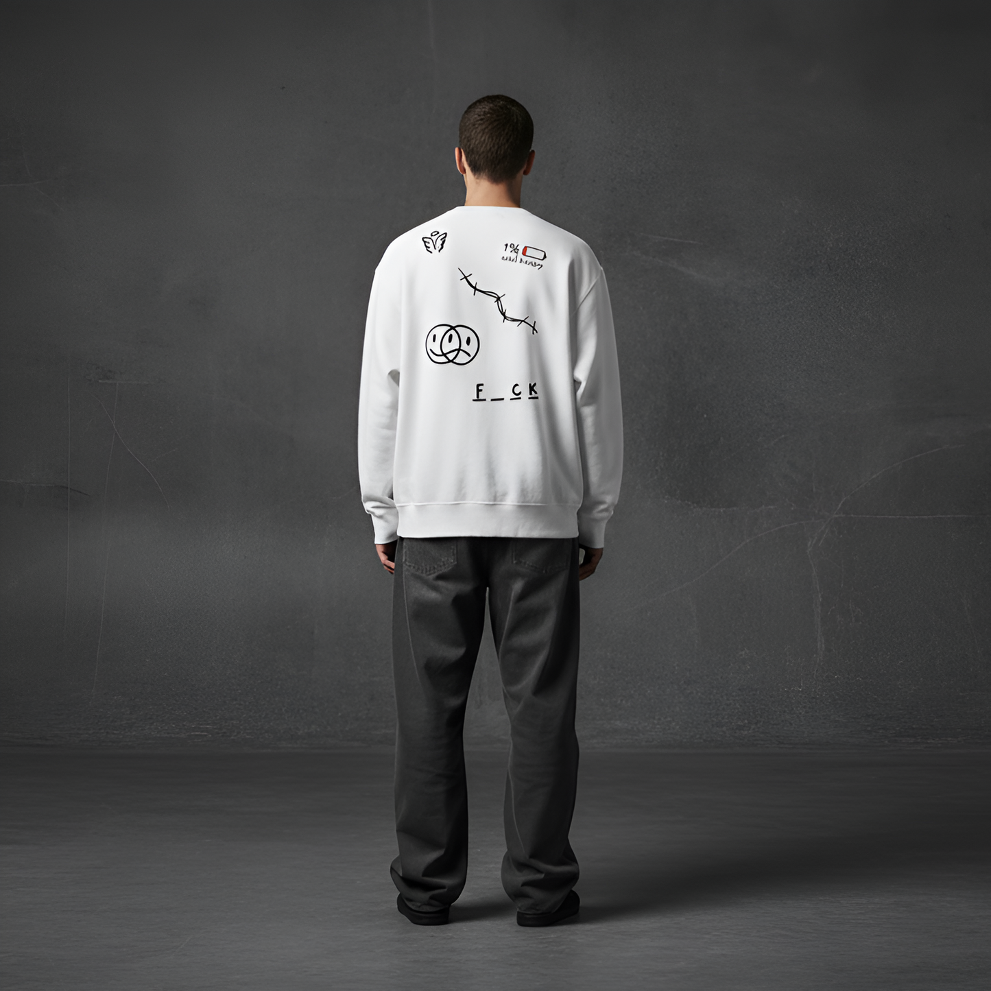 Sober day - Oversized heavyweight sweatshirt