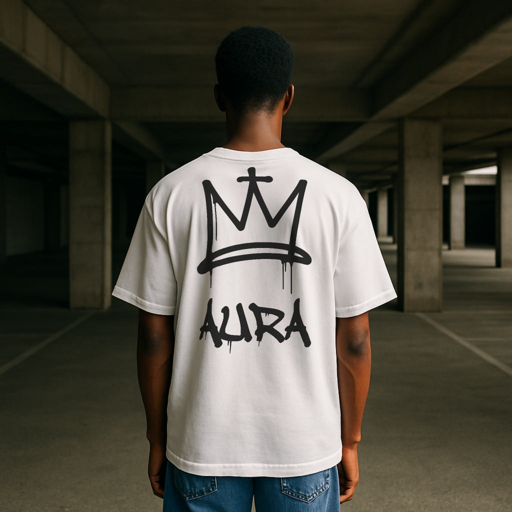 Aura - Unisex garment-dyed heavyweight t-shirt