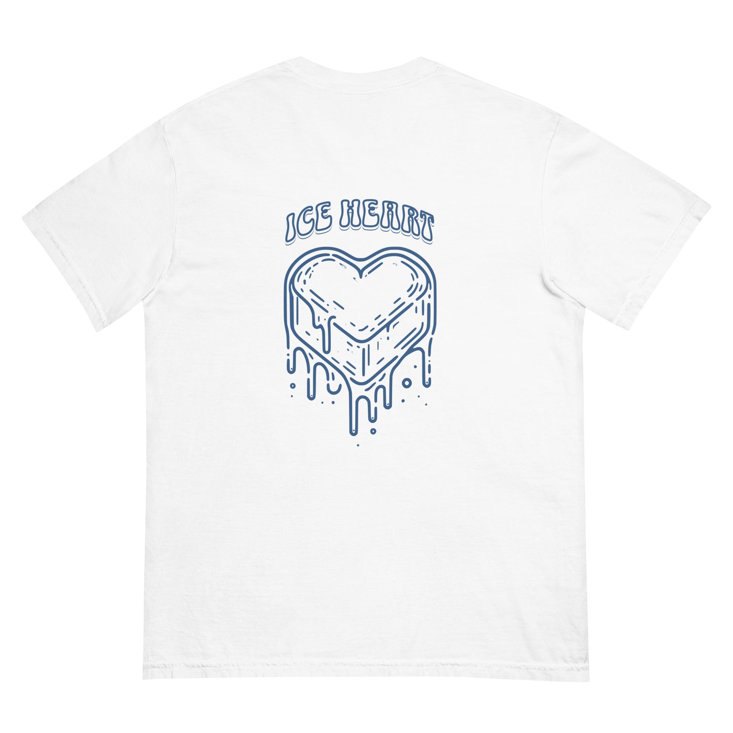 Ice heart because of you Heavyweight Tee