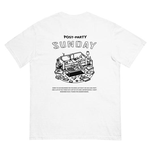 Post-Party sundayHeavyweight Tee